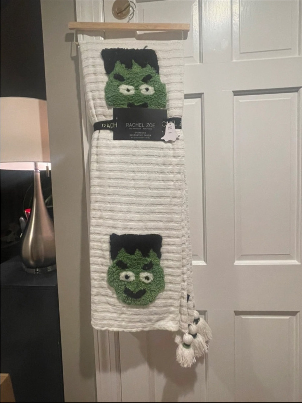 Rachel Zoe Frankenstein Halloween Throw Blanket
50×70 NWT